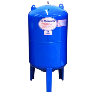 ถังแรงดัน ไดอะแฟรม Hydroline รุ่น (เหล็กชุบสี) BEV-300-ST มีขาตั้ง 