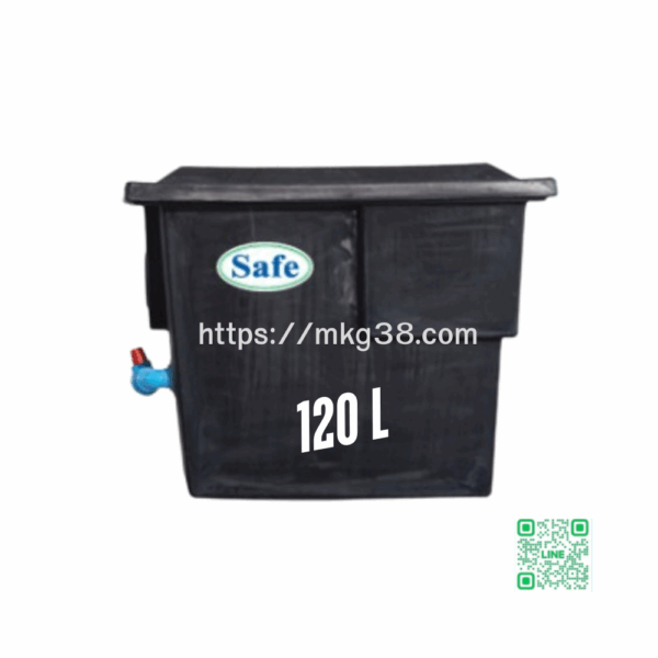 ถังดักไขมันใต้ซิงค์ PE ยี่ห้อ Safe รุ่น GT-120 L